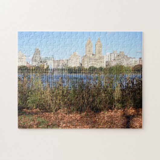 New York City Central Park Reservoir Foto Puzzle (Horizontal)