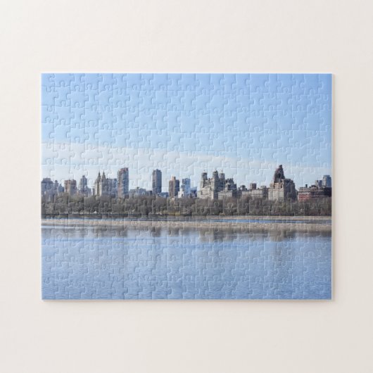 New York City Central Park Reservoir Foto Puzzle (Horizontal)