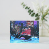 New York City - Central Park Winter Postkarte (Stehend Vorderseite)