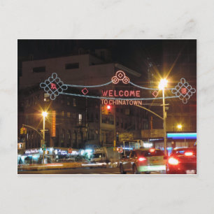 New York City Chinatown Postkarte