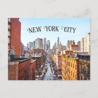 New York City | Chinatown Skyline Postkarte