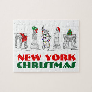 New York City Christmas NYC Sehenswürdigkeiten Hol Puzzle