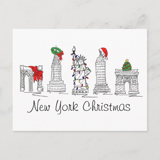 New York City Christmas NYC Weihnachten Weihnachte (Vorderseite)