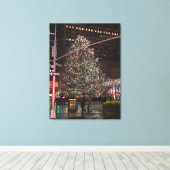 New York City Christmas Rockefeller Center NYC Leinwanddruck (Insitu (Holzboden))