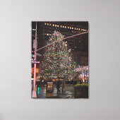 New York City Christmas Rockefeller Center NYC Leinwanddruck (Vorderseite)
