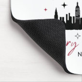 New York City Christmas Trip, Merry Christmas New Mousepad (Ecke)