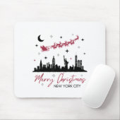 New York City Christmas Trip, Merry Christmas New Mousepad (Mit Mouse)