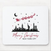 New York City Christmas Trip, Merry Christmas New  Mousepad (Vorne)