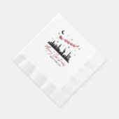 New York City Christmas Trip, Merry Christmas New Serviette (Ecke)