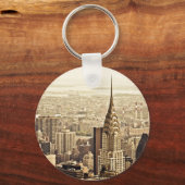 New York City - Chrysler-Gebäude Schlüsselanhänger (Vorderseite)