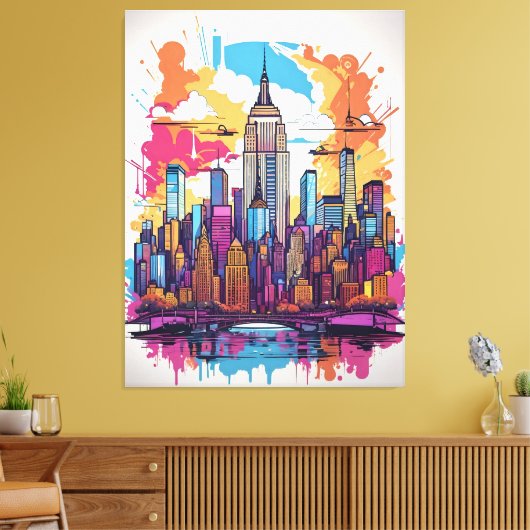 New York City City City City City Landschaft Leinwanddruck (Insitu (Wohnzimmer))