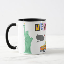 New York City Coffee Mug Travel Gift, NYC Coffee Tasse