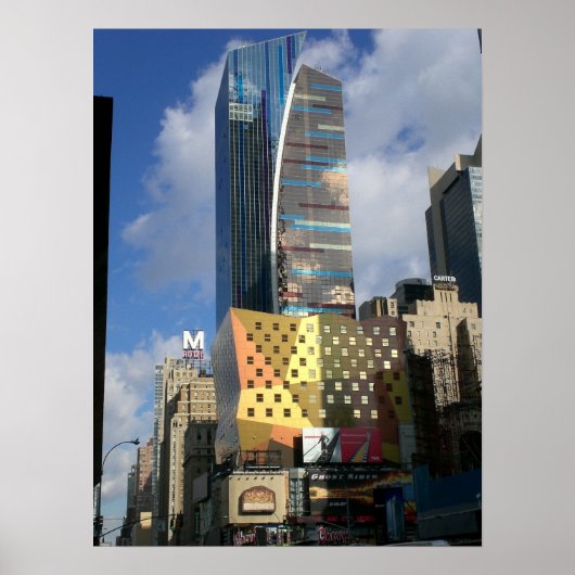 New York City Colorful Architecture Poster (Vorne)