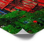 New York City "Columbus Ave" West Side Poster (Ecke)