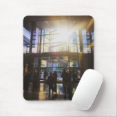New York City Columbus Circle Shoppers Sunlight Mousepad (Mit Mouse)
