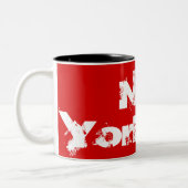 New York City - Coole rot-weiße Tasse (Links)