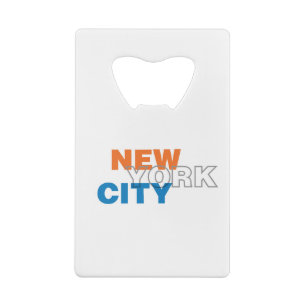 New York City Credit Card Bottle Opener Kreditkartenflaschenöffner