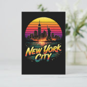 New York City Dankeskarte (Stehend Vorderseite)