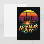 New York City Dankeskarte (Vorne/Hinten)