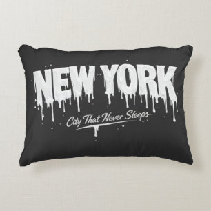 New York City, das niemals schläft Dekokissen