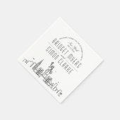 New York City Deko Skyline | Hochzeitsveranstaltun Serviette (Ecke)
