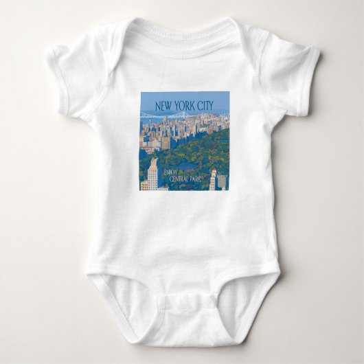 New York City | Der Central Park Baby Strampler (Vorderseite)