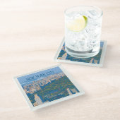 New York City | Der Central Park Glasuntersetzer (Schrägansicht)