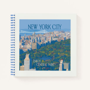 New York City Der Central Park Notizblock