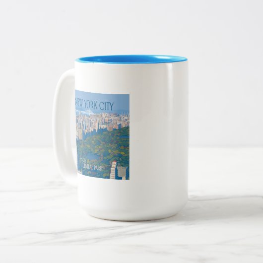 New York City | Der Central Park Zweifarbige Tasse (Vorderseite Links)