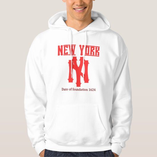 New York City, der große Apple Hoodie (Vorderseite)
