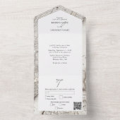 New York City Destination NYC Wedding All In One Einladung (Innen Boden)