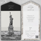 New York City Destination NYC Wedding All In One Einladung