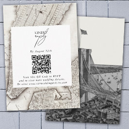 New York City Destination NYC Wedding Begleitkarte