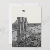 New York City Destination NYC Wedding Dankeskarte (Rückseite)