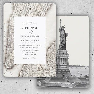 New York City Destination NYC Wedding Einladung