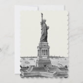 New York City Destination NYC Wedding Einladung (Rückseite)