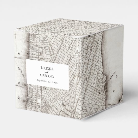New York City Destination NYC Wedding Geschenkschachtel (Vorderseite)
