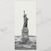 New York City Destination NYC Wedding Menükarte (Rückseite)