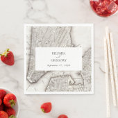 New York City Destination NYC Wedding Serviette (Beispiel)