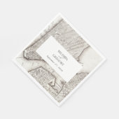 New York City Destination NYC Wedding Serviette (Ecke)