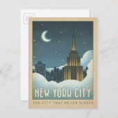 New York City | Die Stadt, die nie schläft Postkarte (Vorne/Hinten)