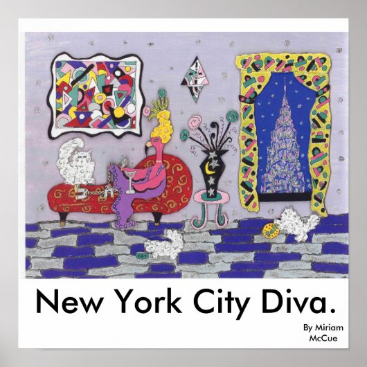 New York City Diva Poster (Vorne)
