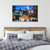 New York City durch Sapio-Brillen Leinwanddruck (Insitu (Schlafzimmer))