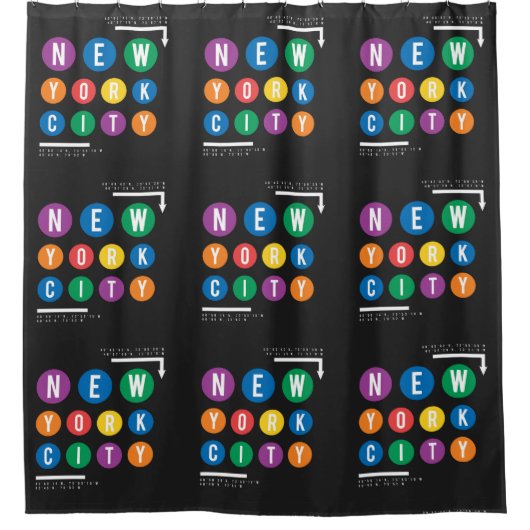 New York City Duschvorhang (Vorderseite)