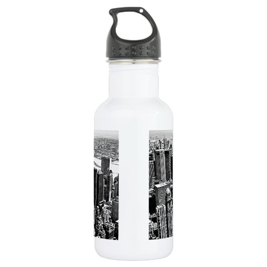 New York City Edelstahlflasche (Rückseite)