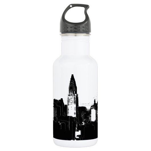 New York City Edelstahlflasche (Vorderseite)
