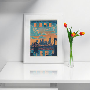 New York City - Eine Vintage Freude Poster