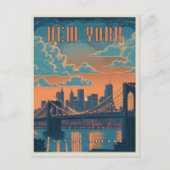New York City - Eine Vintage Freude Postkarte (Vorderseite)