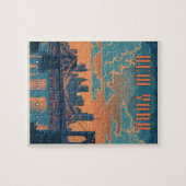 New York City - Eine Vintage Freude Puzzle (Horizontal)