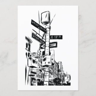 New York City Einladung